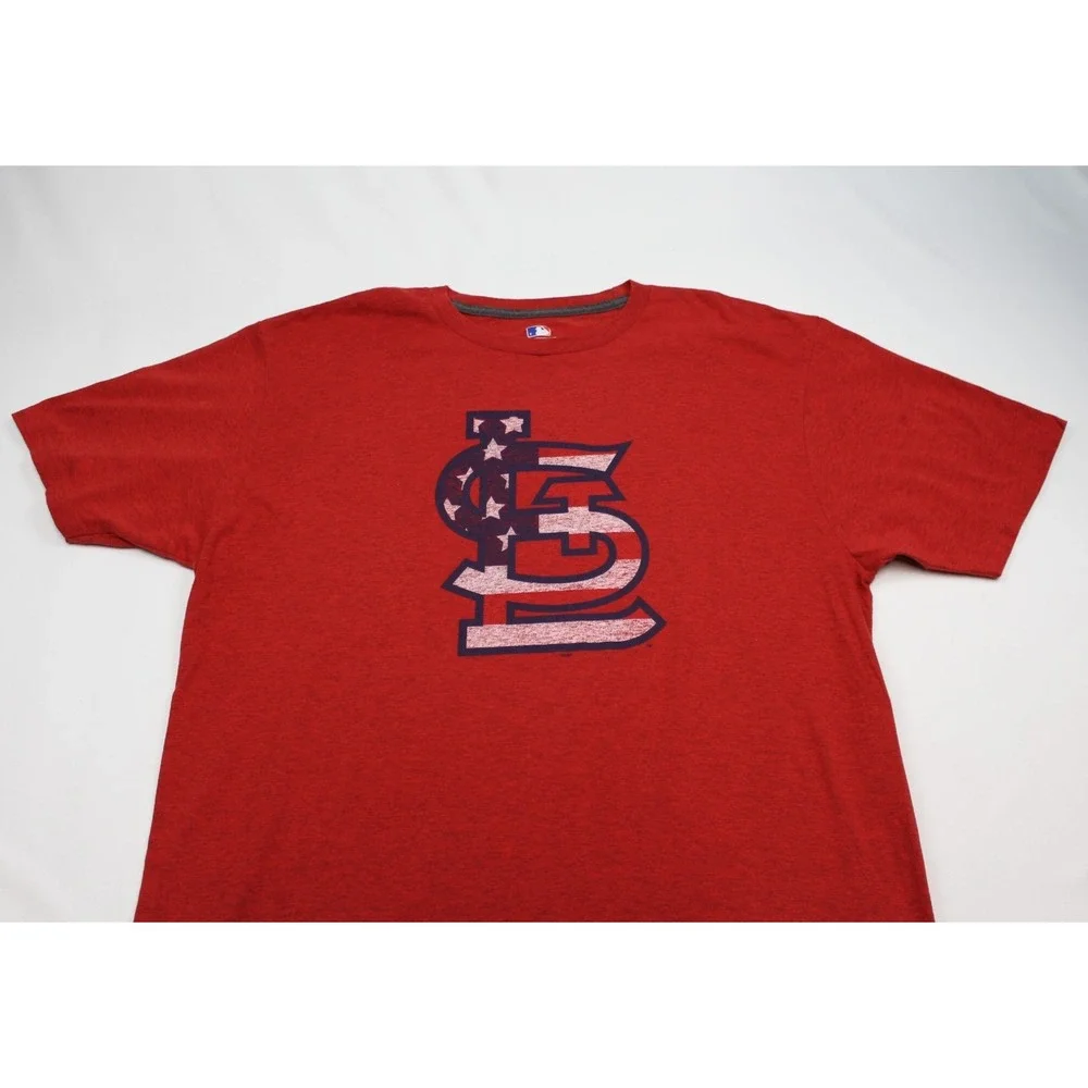 St. Louis Cardinals Men's S XLarge Logo T-SHIRT Ring spun Soft MLB Baseball